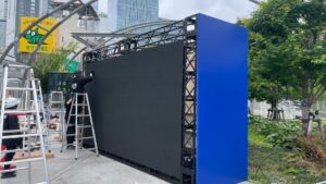 【映像部】屋外イベントのLED設置